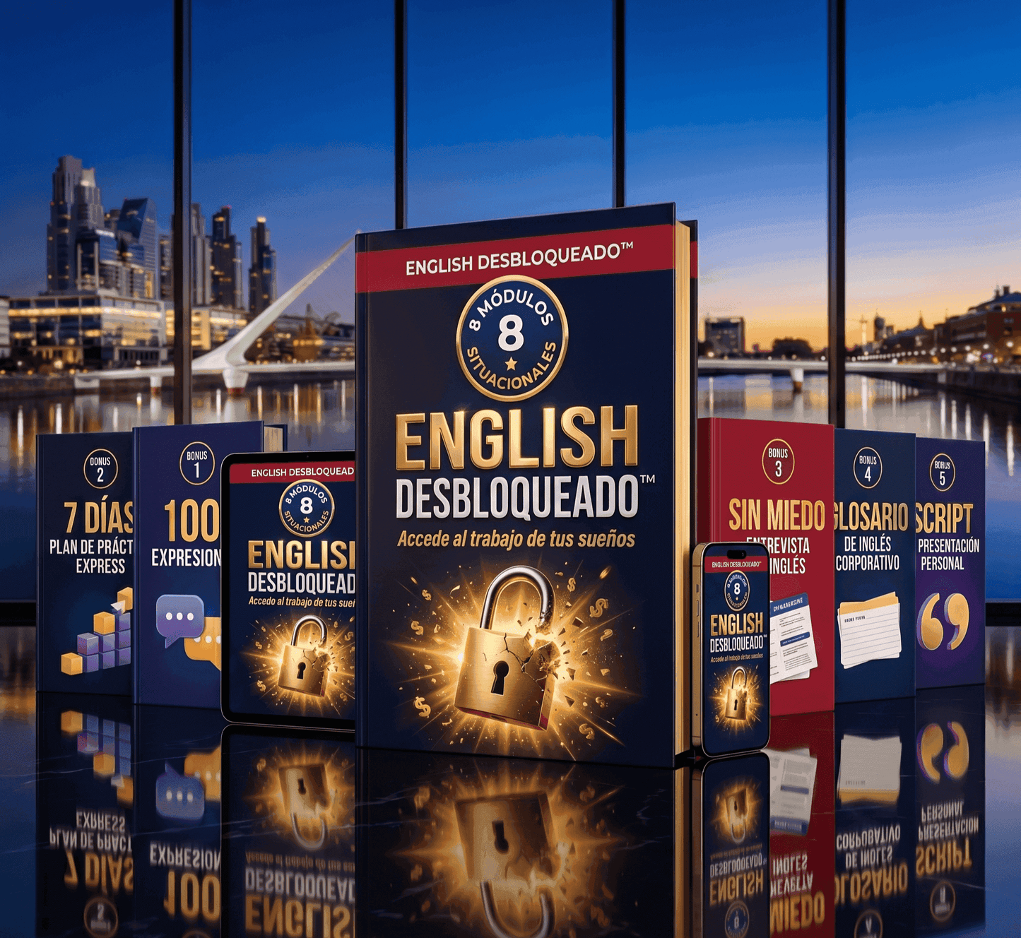 📚 English desbloqueado + 5 Bonus